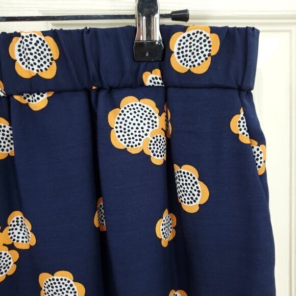 Boden Penelope Pull On Floral Mini Skirt 12UK/8US Blue/Orange - Picture 6 of 15